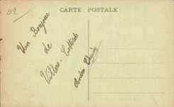 CPA Villers Cotterets the park the white door