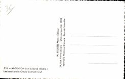 CPA Argenton sur Creuse Les bords de la Creuse au pont neuf