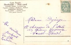 Fleurs Pensee - Pansy - Bonne Annee - CPA 