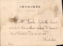 Fleurs Bonne et Heureux Annee - CPA 