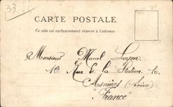 Bordeaux - Panorama et la Passerelle du Chemin de Fer - CPA 