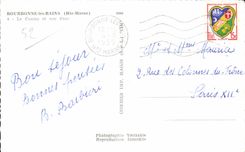 Bourbonne les Bains - Le Casino et le Parc - CPA 