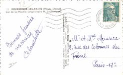 Bourbonne les Bains - Le Casino et son Parc - CPA 