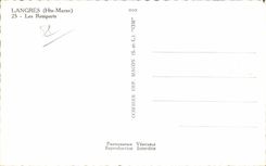 Langres - Les Remparts - CPA 