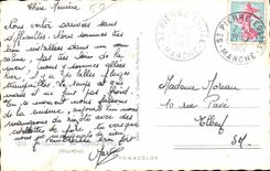 Cosqueville - Souvenir - CPA 