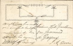 Fleurs Oeillet - Carnation - Bonne Fete - CPA 