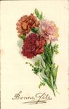 Fleurs Oeillet - Carnation - Bonne Fete - CPA 