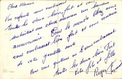 Fleurs Oeillet - Carnation - Heureux Anniversaire Fer a cheval - CPA 