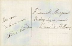 Fleurs Pensee - Pansy - Heureuse Fete - CPA 