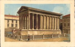 Nimes - La Maison Carree - La Douce France - CPA 