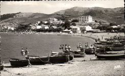 En Parcourant la Cote Vermeille - Banyuls sur Mer - La Plage - CPA 