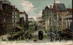 CPA Lyon Places of Cordeliers Eglise SDT Bonaventure