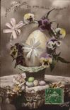 CPA Fantaisie Easter Paques