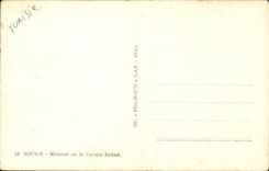 CPA Tunisia Sousse Minaret of Zaouia Zakak