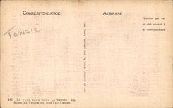 CPA Tunisia the most beautiful souk of Tunis Souk and Trouk or the tailors