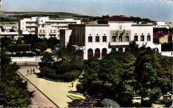 CPA Tunisia Bizerte the municipality and the public garden