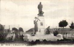 CPA Tunisie Tunis Le monument Jules Ferry