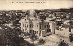 CPA Tunisie Bizerte Vue generale de l hotel de ville 
