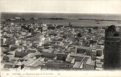 CPA Tunisie Sousse Panorama pris de la Casbah