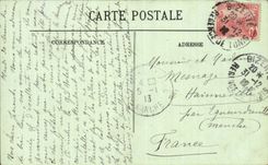 CPA Tunisie Bizerte le square et le grand hotel