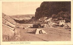 CPA Tunisie Dans le lit de l oued Tamerza