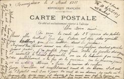 CPA Fantaisie Fleurs Une pensee vous accompagne