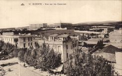 CPA Tunisie Bizerte Vue sur les casernes