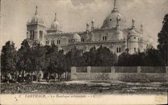 CPA Tunisie Carthage La basilique primatiale 