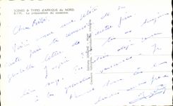 CPA Scenes et types d Afrique du Nord La preparation du couscous