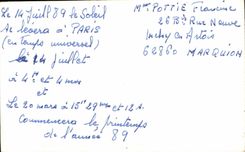 Fleurs Pensee - Pansy - CPA 