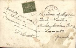 Fleurs Pensee - Pansy - Bonne Annee - CPA 