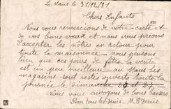 Fleurs Pensee - Pansy - Bonne Annee - CPA 