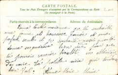 Fleurs Pensee - Pansy - Souvenir Affecteux - CPA 