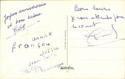 Fleurs Pensee - Pansy - Heureux Anniversaire - CPA 