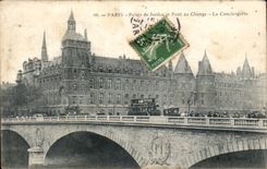 Paris - 1 - Law courts - Bridge to the Exchange - the Caretaker's lodge - CPA