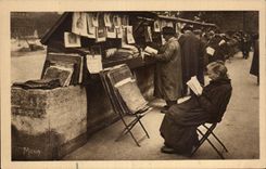 Paris - 7 - Quai Voltaire - Chez les Bouquinistes - CPA 