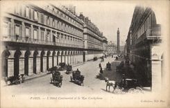 Paris - 1 - Street of Castiglione - Continental Hotel - CPA