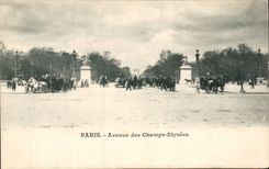 Paris - 8 - Avenue des Champs Elysees- CPA 
