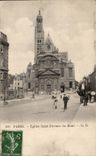 Paris - 5 - Church Saint Etienne of the Mount - CPA