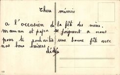 Fleurs Rose - Bonne Fete - CPA 