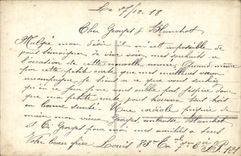 Fleurs Pensee - Pansy - Bonne Annee - CPA 