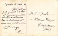 Fleurs Pensee - Pansy - Anniversaire - CPA 