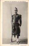 CPA Musee militaire de Fontainebleau Chasseur a pieds (1860) Uniforme Militaria 