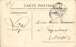 CPA acodado ramifica la boveda del santo Quiriace y vista de la ciudad