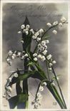 CPA Fantaisie Fleurs Muguet de Mai Bonheur pour l annee