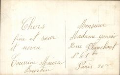 CPA Fantaisie Fleurs Muguet Porte bonheur