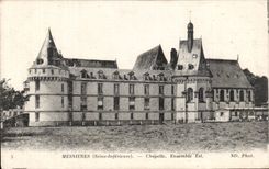 CPA Mesnieres the Chapelle castle Together Is