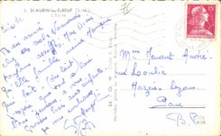 CPSM St Aubin Elbeuf the church