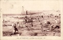 CPA Treport the beach has low tide