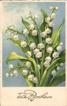 Fleurs Muguet - Porte Bonheur - Lily of the Valley - CPA 